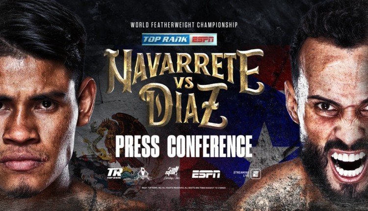 Navarrete Diaz Press Conference